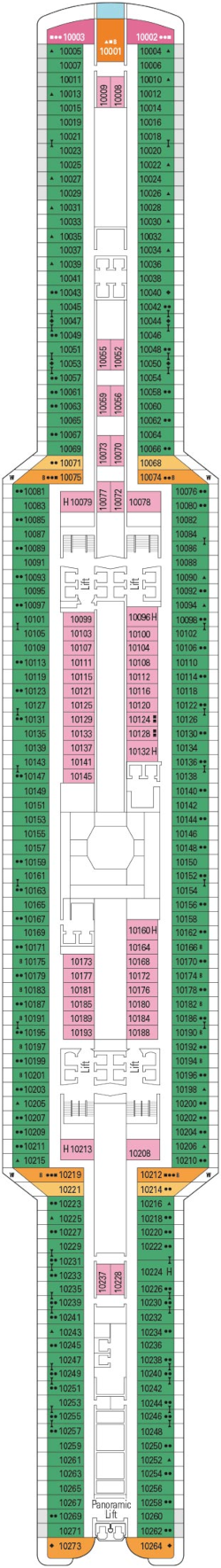 Msc Seaside Maspalomas Deck Deck Plan