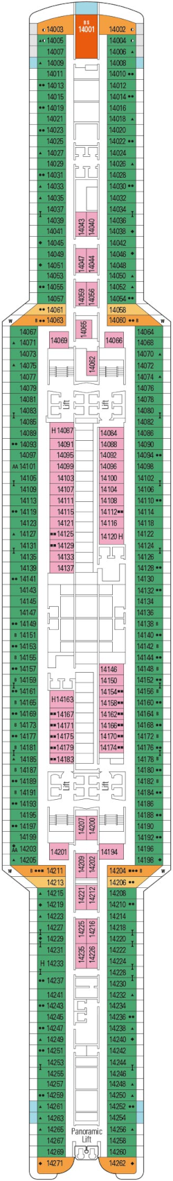 Msc Seaside Mondello Deck Deck Plan