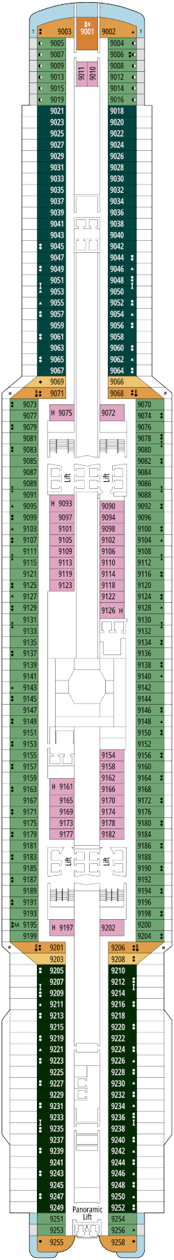 Msc Seaview Deck Nine Deck Plan