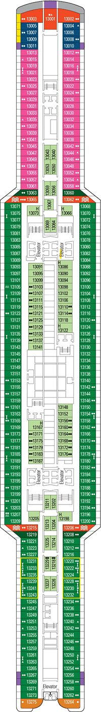 Msc Seaside Pink Sands Deck Deck Plan