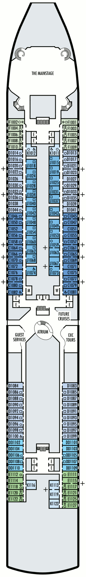 oosterdam cruise mapper