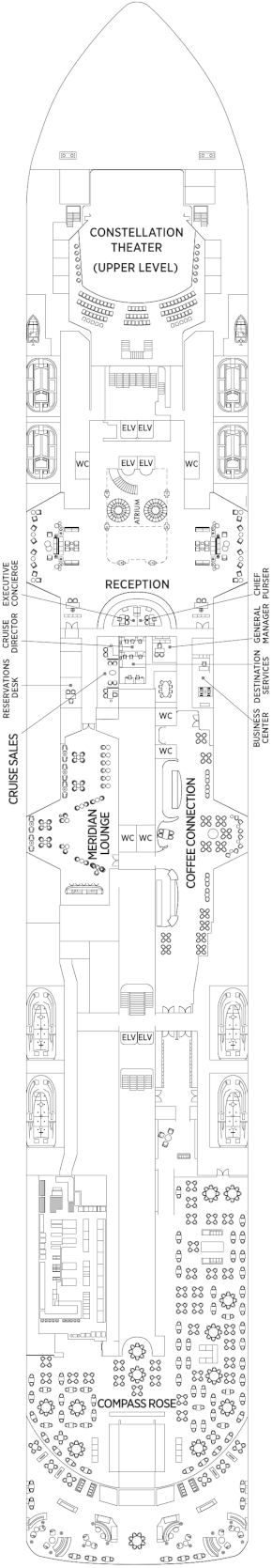 Seven Seas Prestige Deck 5 Deck Plan