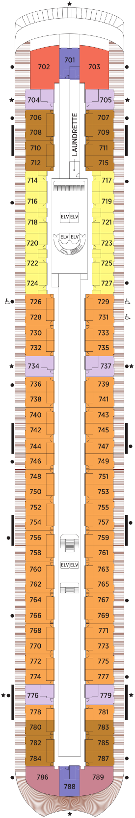 Seven Seas Prestige Deck 7 Deck Plan