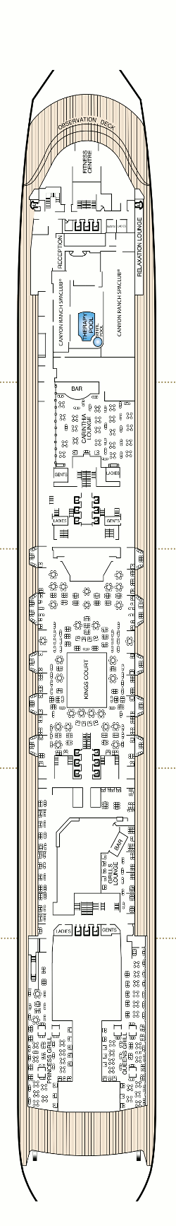 Queen Mary 2 Deck Seven Deck Plan