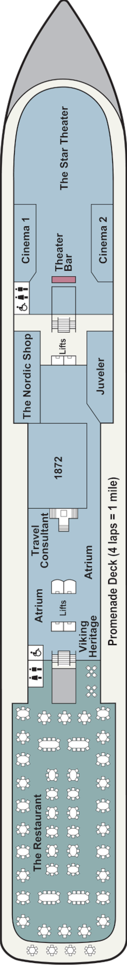 Viking Yi Dun Deck 2 Deck Plan