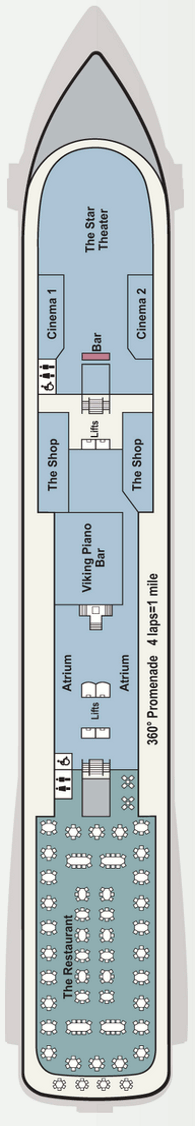 Viking Saturn Deck 2 Deck Plan
