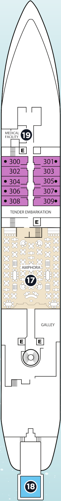 Star Legend Deck Three Deck Plan