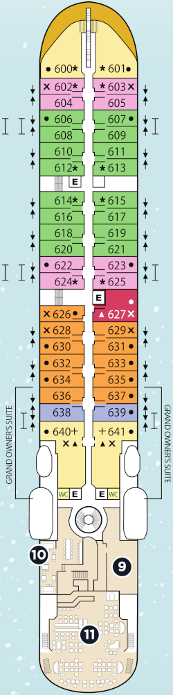 Star Pride Deck Six Deck Plan