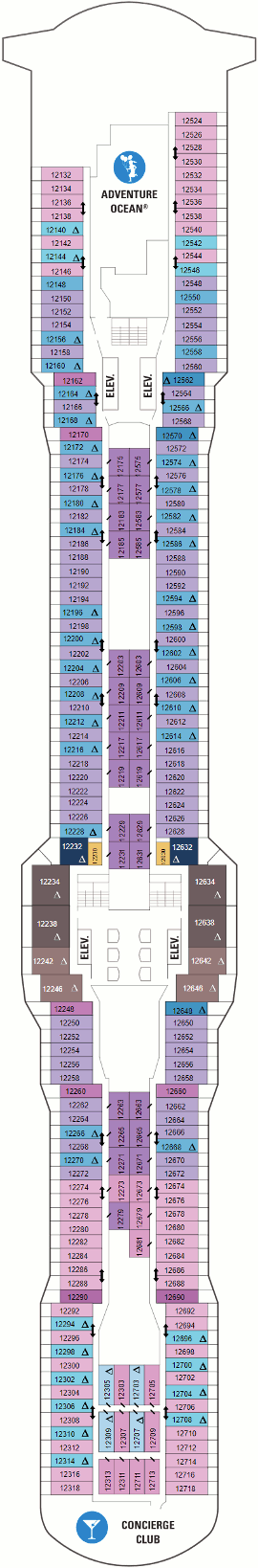 Ovation Of The Seas Deck Twelve Deck Plan