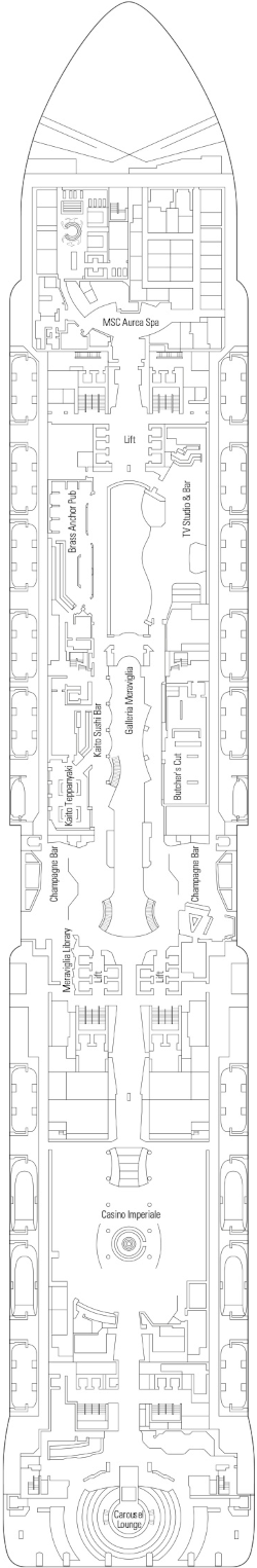 Msc Meraviglia Taj Mahal Deck Deck Plan