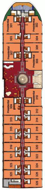 Sonesta St George Deck C Deck Plan
