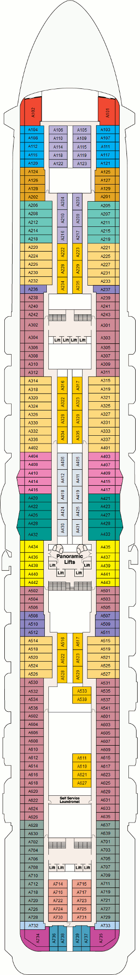 Majestic Princess Cruise Ship Decks