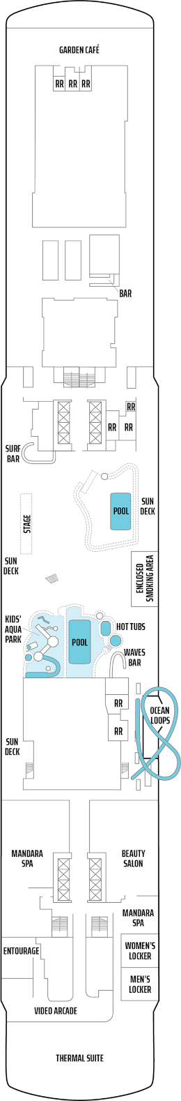 Norwegian Joy Deck Sixteen Deck Plan