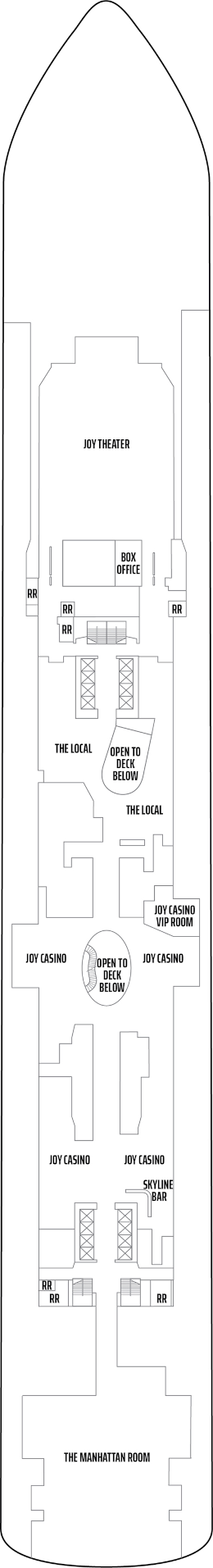 Norwegian Joy Deck Seven Deck Plan