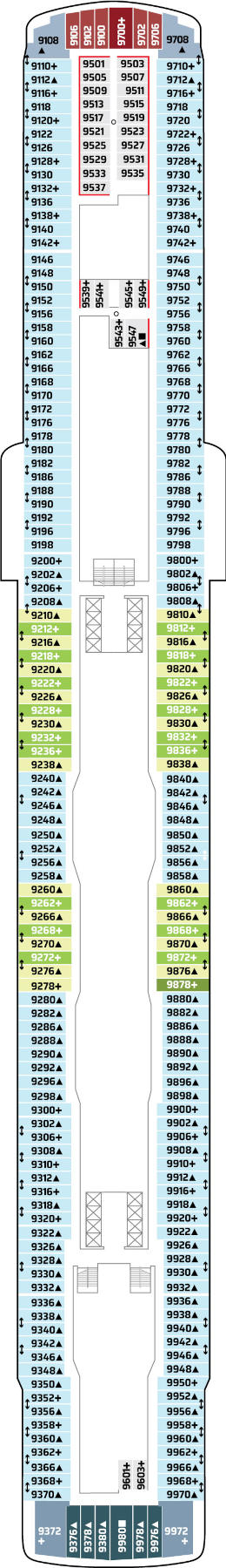 Norwegian Joy Deck Nine Deck Plan