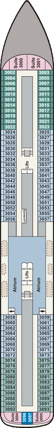 Viking Orion Deck Three Deck Plan