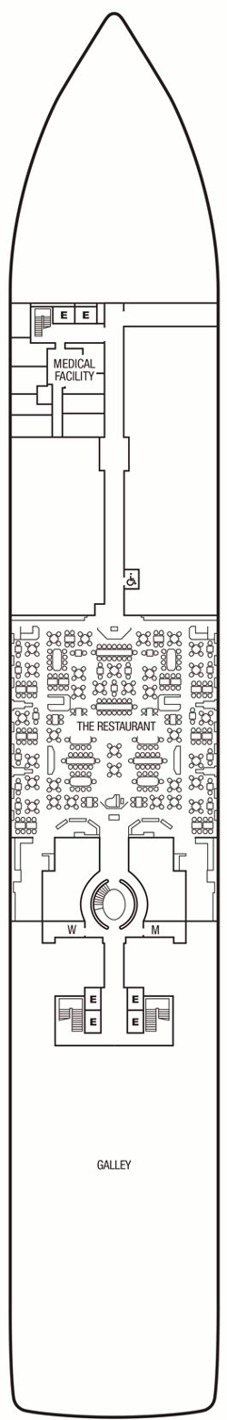 Seabourn Ovation Deck Four Deck Plan