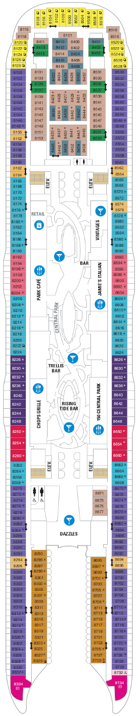 Royal Caribbean's Symphony of the Seas Cruise Ship, 2021, 2022 and 2023 ...