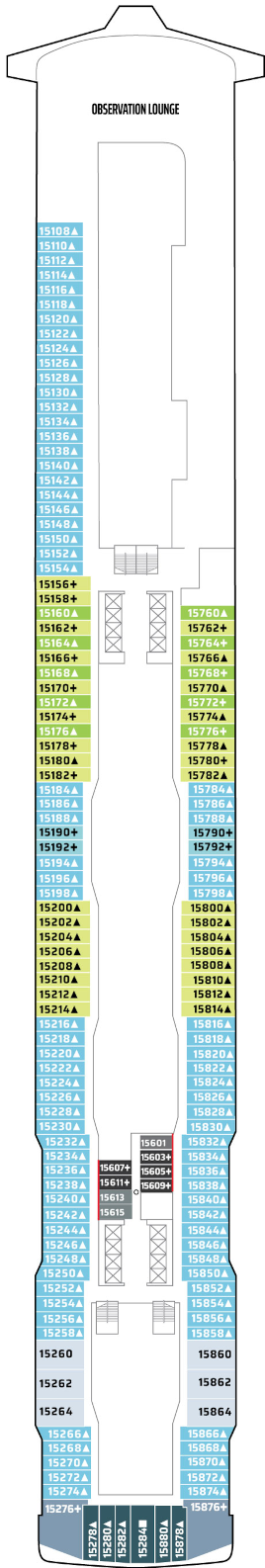 Norwegian Encore Deck Fifteen Deck Plan