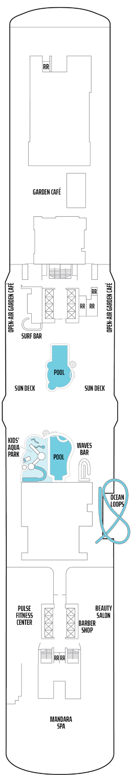 Norwegian Encore Deck Sixteen Deck Plan