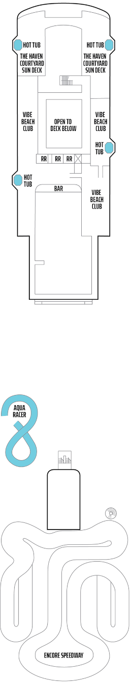 Norwegian Encore Deck Nineteen Deck Plan