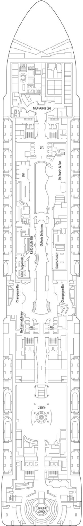 Msc Grandiosa Deck Seven Deck Plan