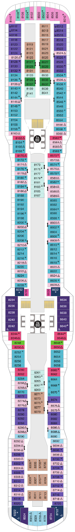 Royal Caribbean's Spectrum of the Seas Cruise Ship, 2021, 2022 and 2023 ...