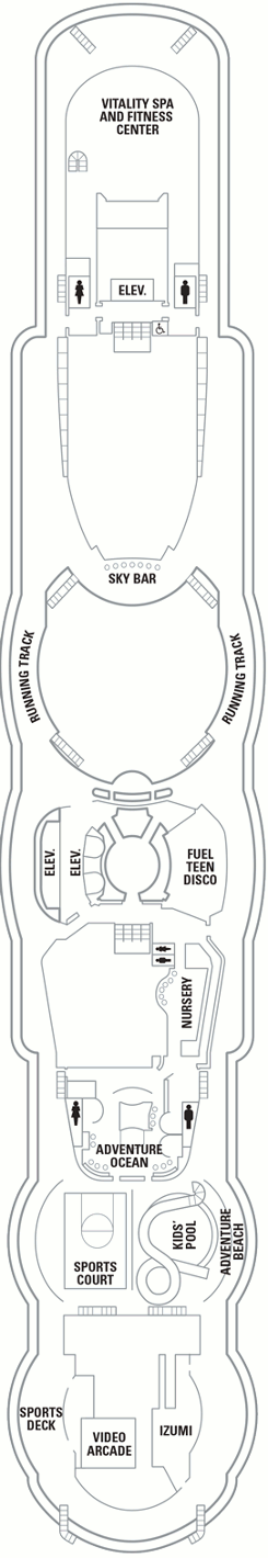 Serenade Of The Seas Deck Twelve Deck Plan