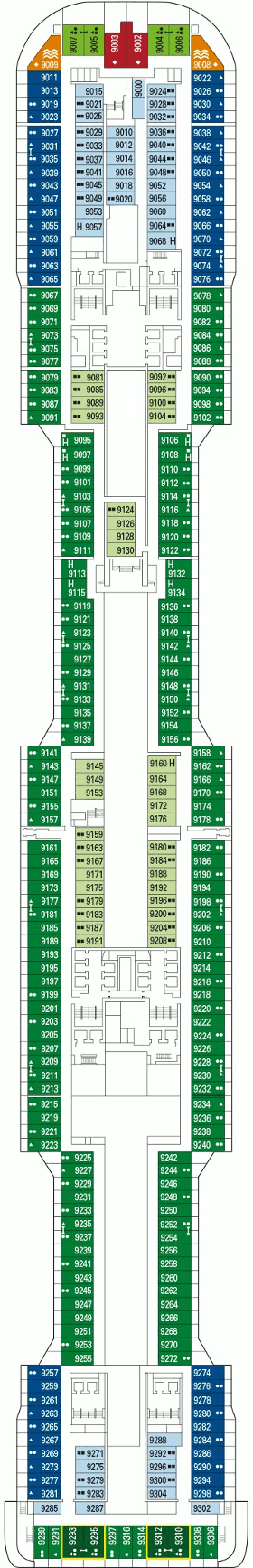 Msc Virtuosa Deck Plan Balcony - Image to u