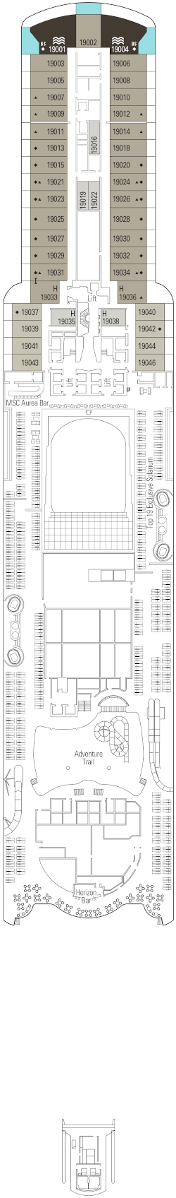 Msc Seashore Deck 19 Deck Plan