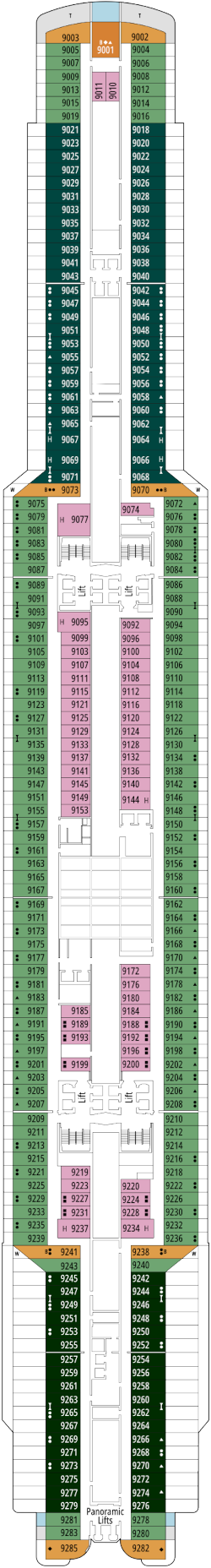 Msc Seascape Deck 9 Deck Plan