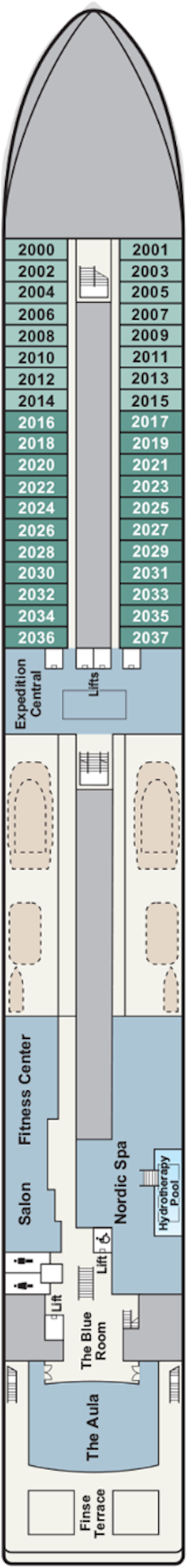 Viking Octantis Deck 2 Deck Plan
