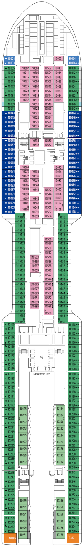 Msc World Europa Vienna Deck Deck Plan