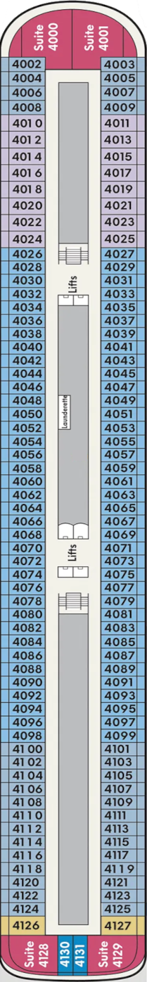 Viking Mira Deck 4 Deck Plan