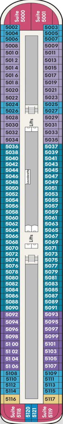 Viking Mira Deck 5 Deck Plan
