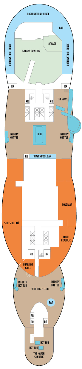 Norwegian Prima Deck 17 Deck Plan