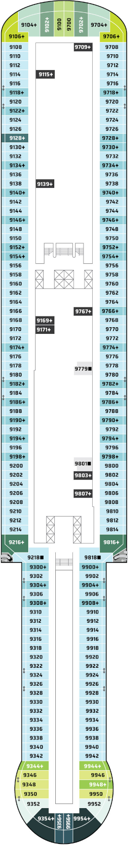 Norwegian Prima Deck 9 Deck Plan