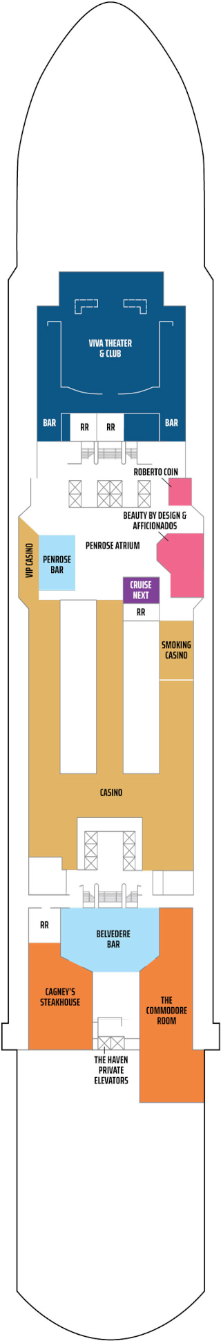 Norwegian Viva Deck 6 Deck Plan