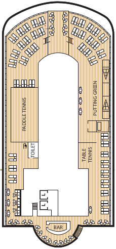 Queen Anne Deck 14 Deck Plan