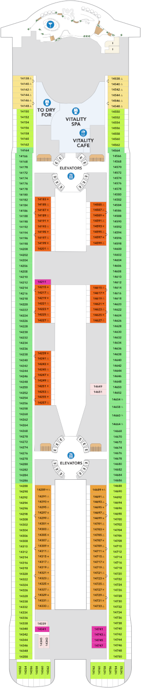Icon Of The Seas Deck 14 Deck Plan
