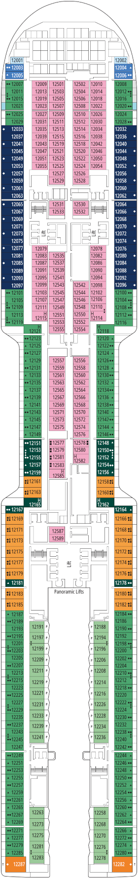 Msc World America Copenhagen Deck Deck Plan