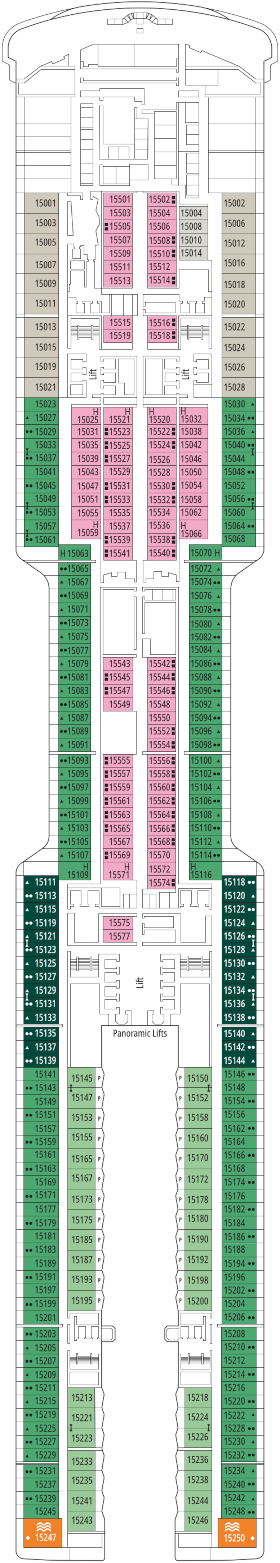 Msc World America Brussels Deck Deck Plan