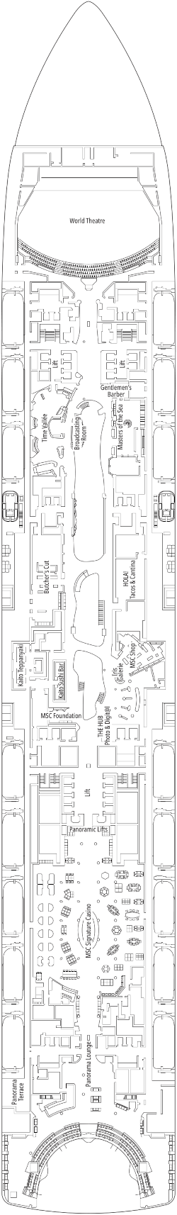 Msc World America London Deck Deck Plan