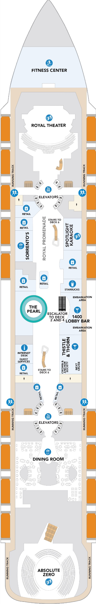 Star Of The Seas Deck 5 Deck Plan