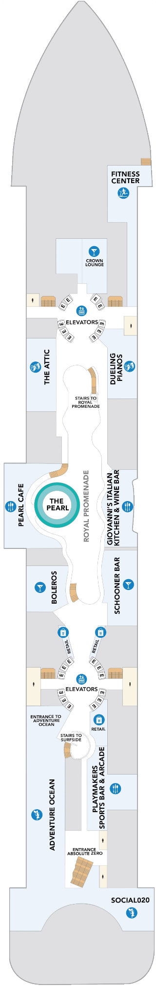 Star Of The Seas Deck 6 Deck Plan