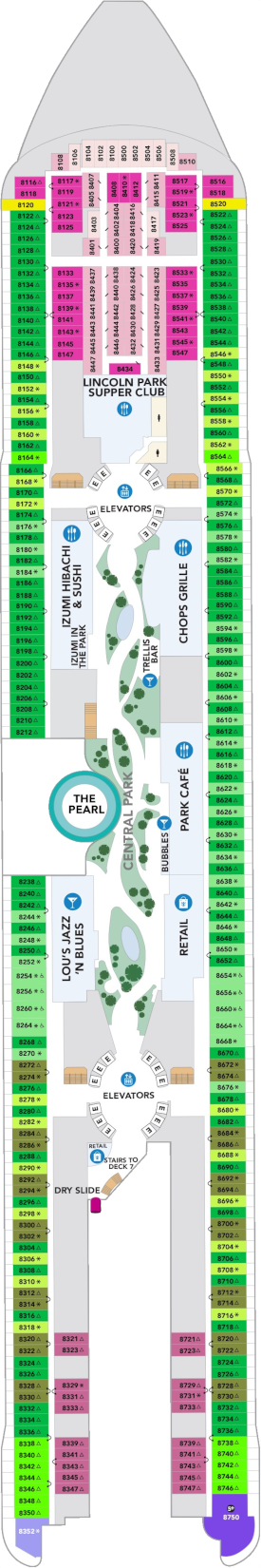 Star Of The Seas Deck 8 Deck Plan