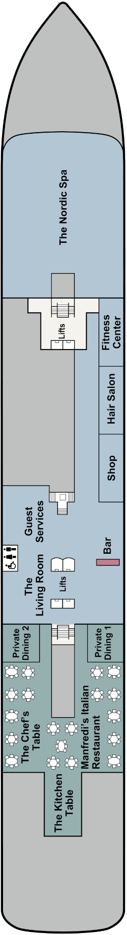 Viking Vesta Deck 1 Deck Plan