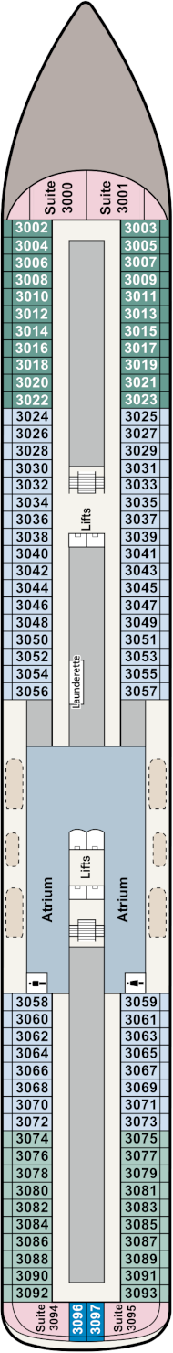 Viking Vesta Deck 3 Deck Plan