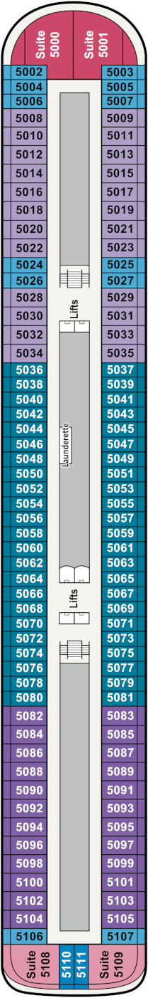 Viking Vesta Deck 5 Deck Plan