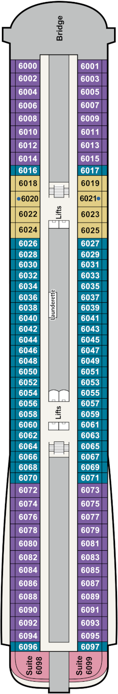 Viking Vesta Deck 6 Deck Plan